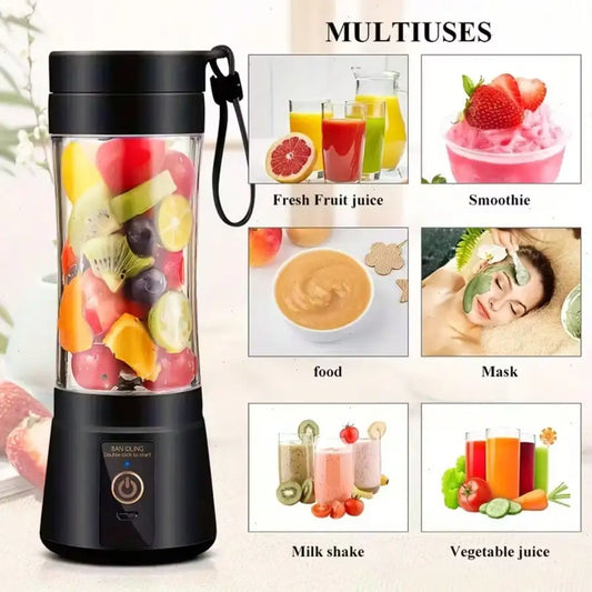 Portable USB Blender Bottle – Rechargeable 500 ml Juicer